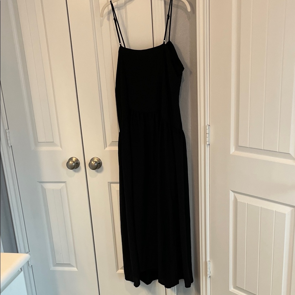 a new day Black Spaghetti Strap Drop Waist Maxi Dress - Picture 10 of 11